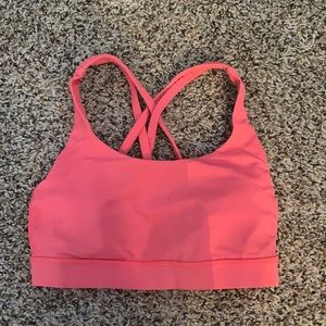 Lululemon energy bra, pink size 4